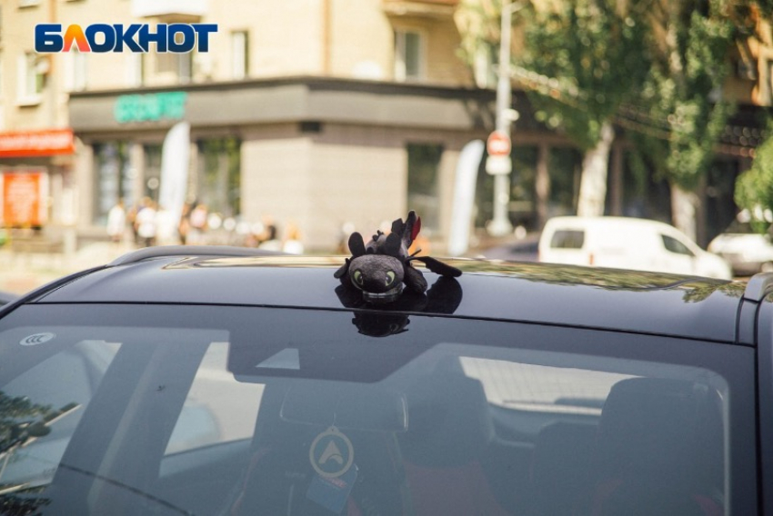 Настоящего дракона заметили жители Мелитополя прямо в центре города