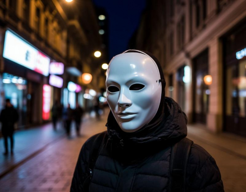 Танцующий в маске Гая Фокса мужчина до смерти перепугал запорожцев