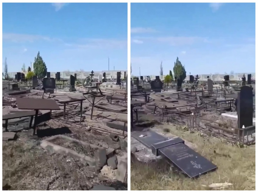 ВСУ ударили по кладбищу в Днепрорудном накануне дня особого поминовения усопших