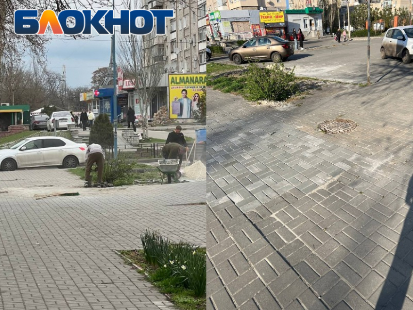 После публикации «Блокнота» в Мелитополе заделали «мусорный обвал» на Микрорайоне