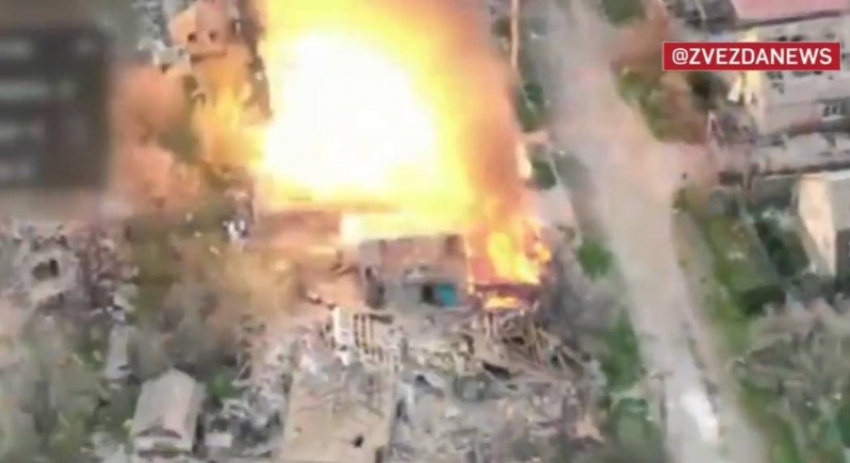 Штурмовики ВС РФ взорвали опорник ВСУ «дамской сумочкой» на Запорожском фронте СВО