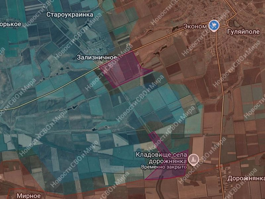 ВС РФ ворвались на юг Железнодорожного и заняли новые позиции у Дорожнянки