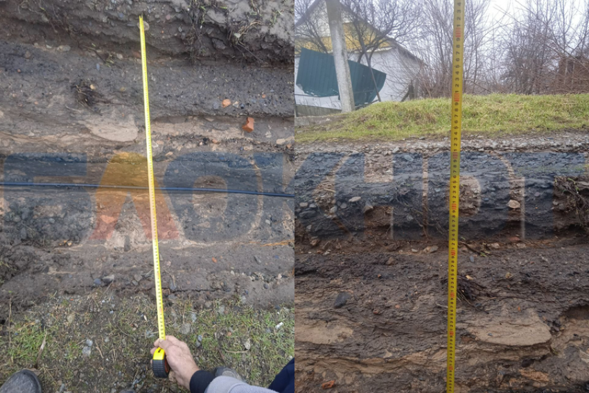 Огромный ров посреди улицы не могут закопать жителям Васильевки