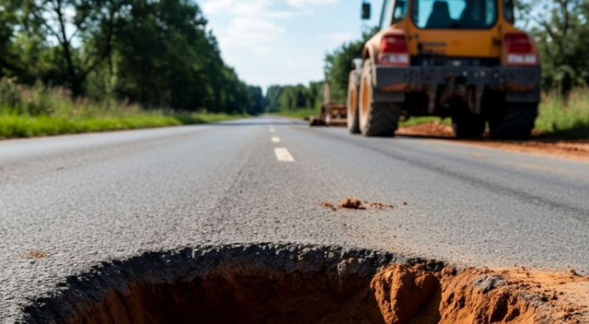 Власти рассказали о ремонте 23 км трассы в Запорожской области