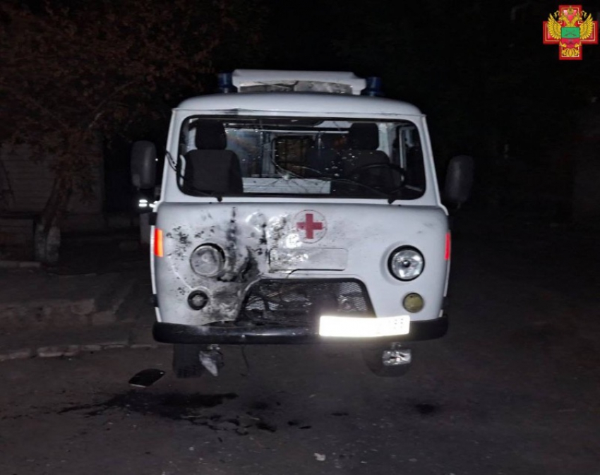 Дрон ВСУ ударил по машине скорой помощи в Великой Знаменке