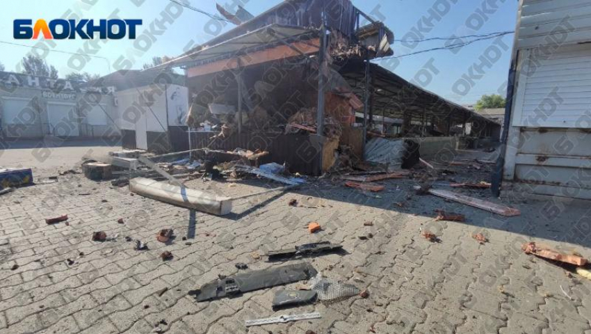 Боевики ВСУ ударили по центральному рынку в Токмаке