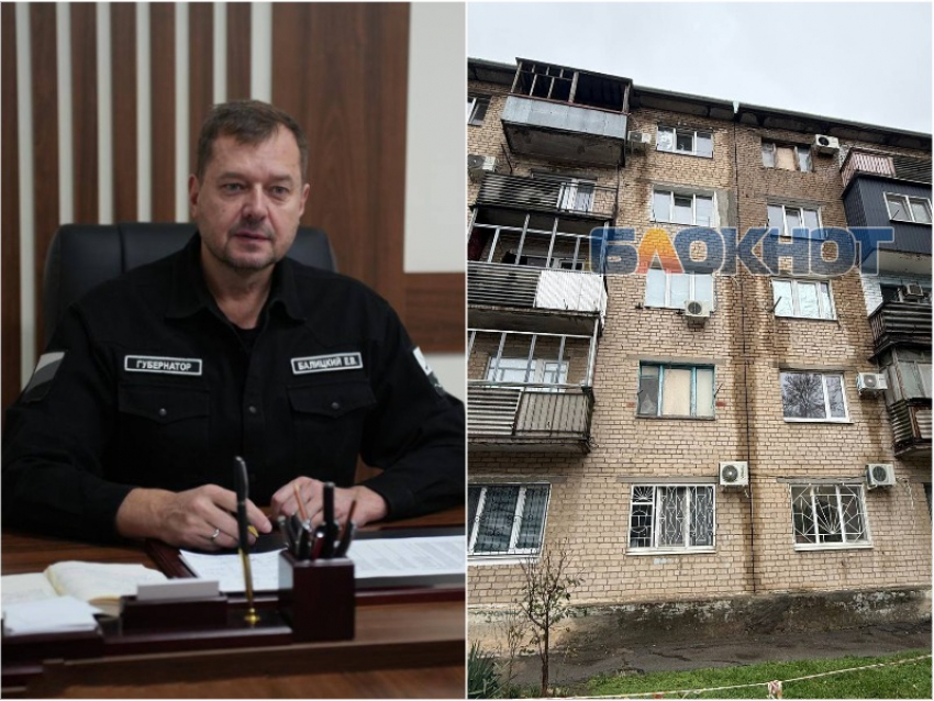 Балицкий обратил внимание на дождевые потопы в доме на Ленина в Днепрорудном после материала «Блокнота»