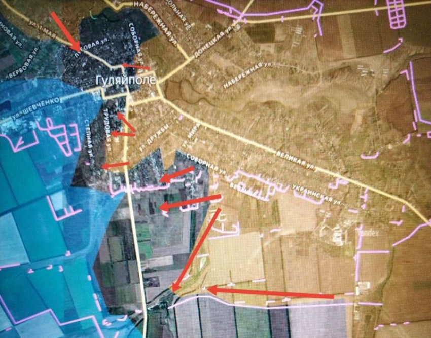 Военкор Котенок: армия России завоевала три четверти Гуляйполя на востоке Запорожской области