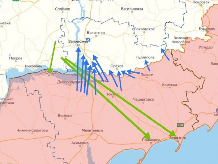 По Запорожской области нанесли 377 ударов за сутки