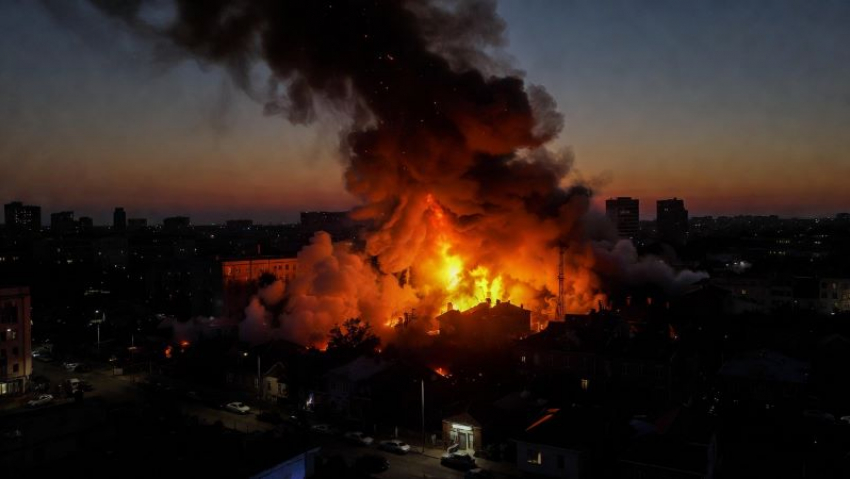 ВС РФ ударили ночью по целям в городе Запорожье