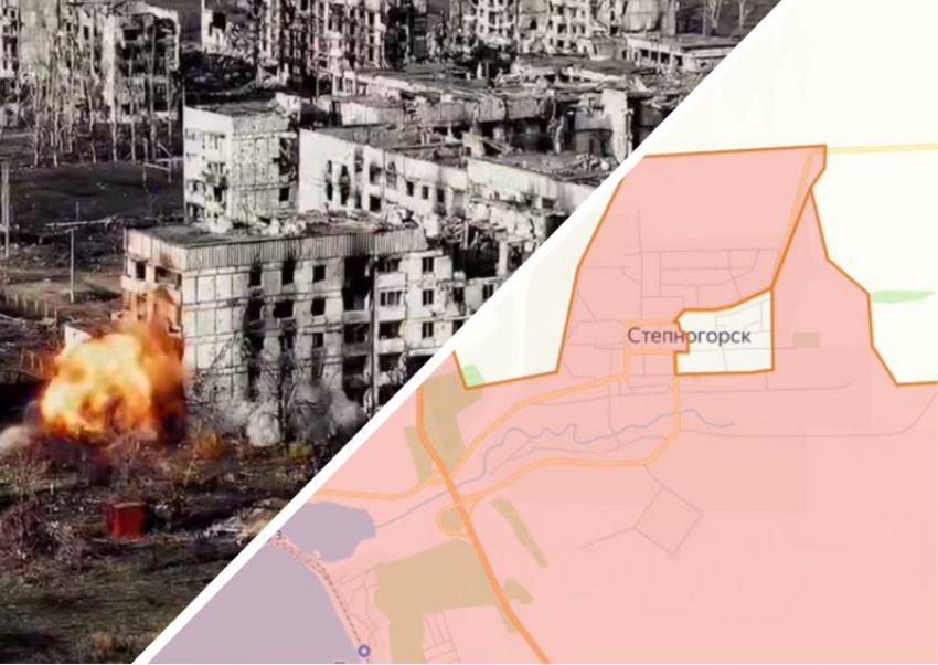 Российские бойцы взяли под контроль здание мэрии Степногорска и местный «Орешник»