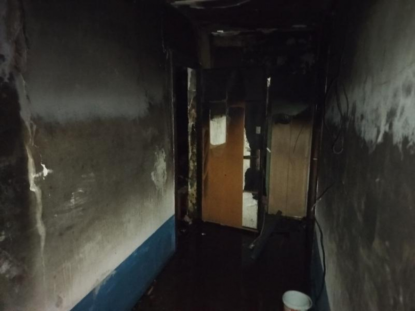 СК показал квартиру, где нашли сгоревшие тела мужчины и женщины в Бердянске 