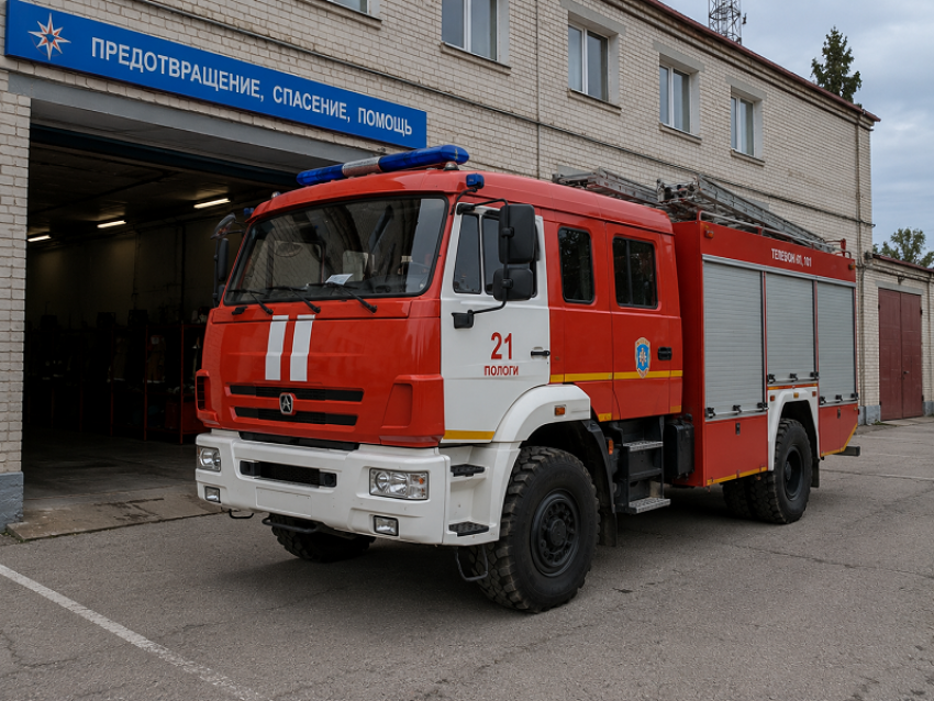 Дрон ВСУ ударил по пожарно-спасательной части в Пологах
