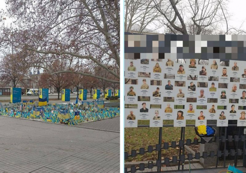 Памятник афганцам заменили на памятные доски погибшим боевикам ВСУ в Запорожье