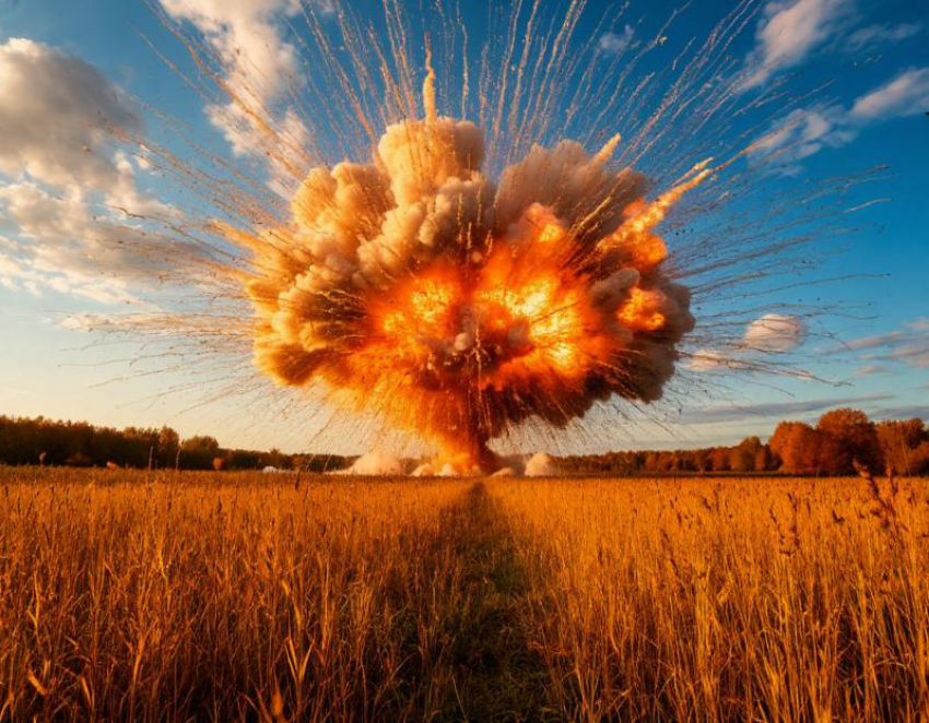 Грохот от ударов ВСУ сняли на видео жители Каменки-Днепровской и села Водяное 