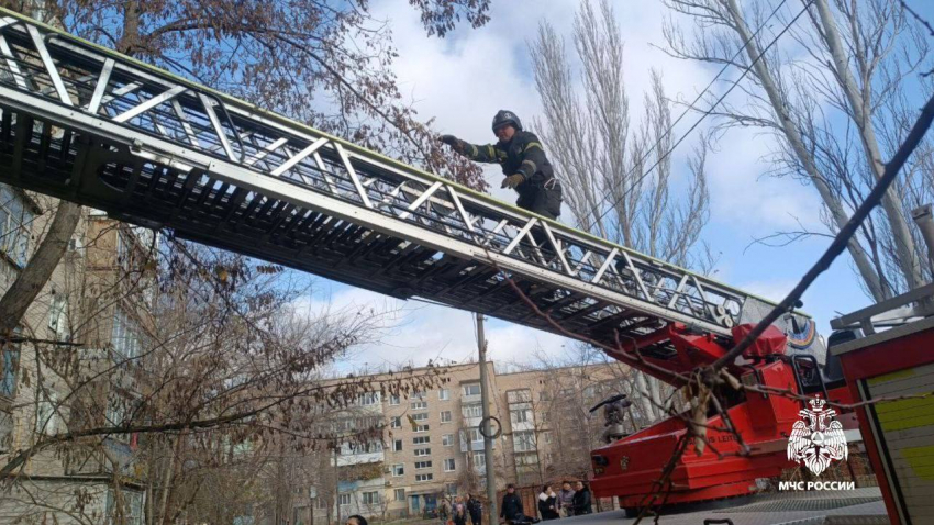 В Мелитополе при пожаре чуть не погибло двое детей