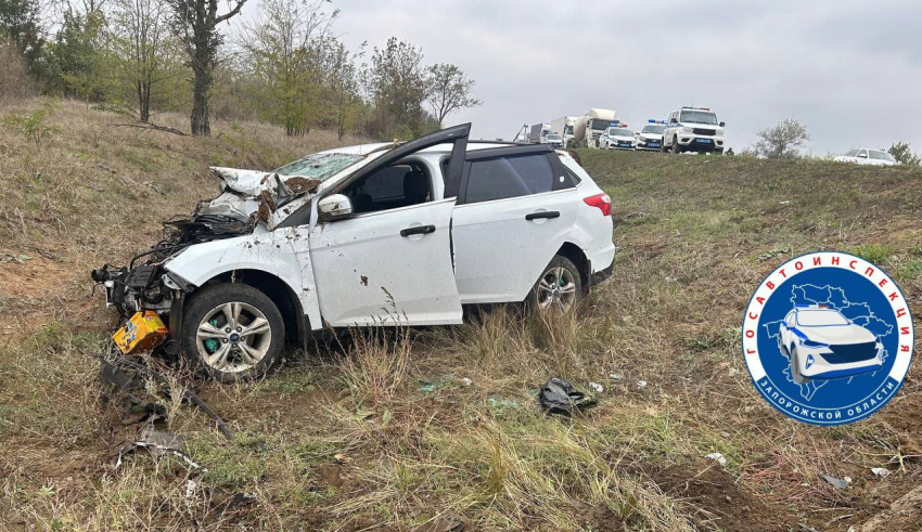 Трое человек погибли в аварии в Запорожской области 