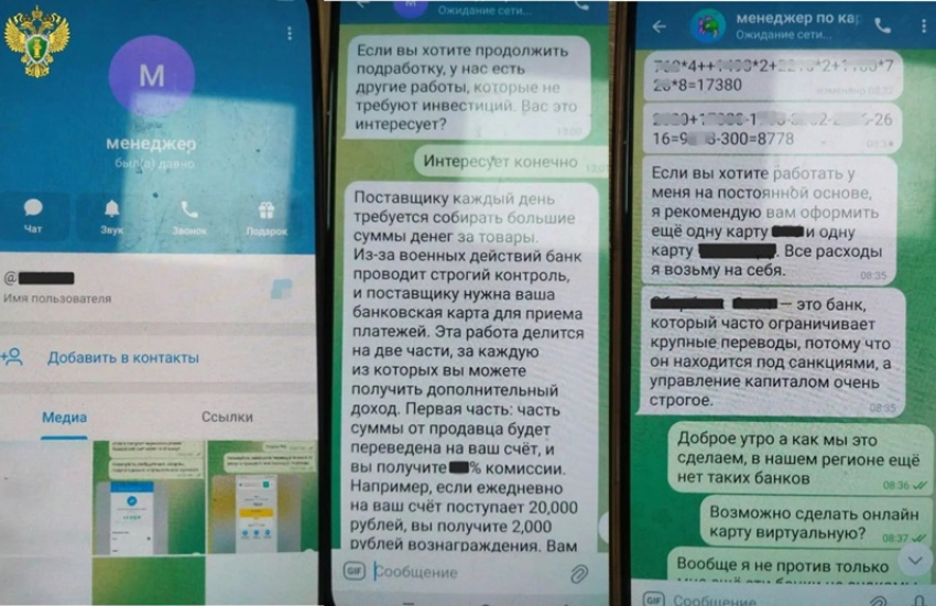 Жительница Запорожской области заработала 15 тысяч рублей на переводах и попала под суд