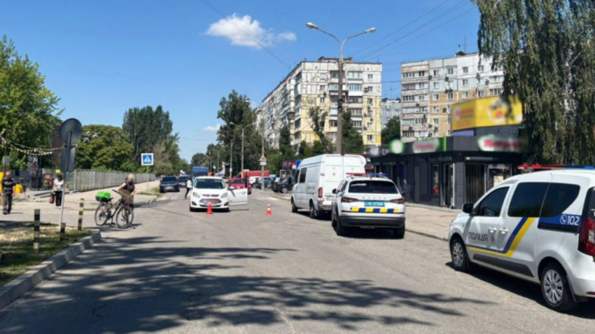 Ребёнок попал под колёса иномарки в Запорожье